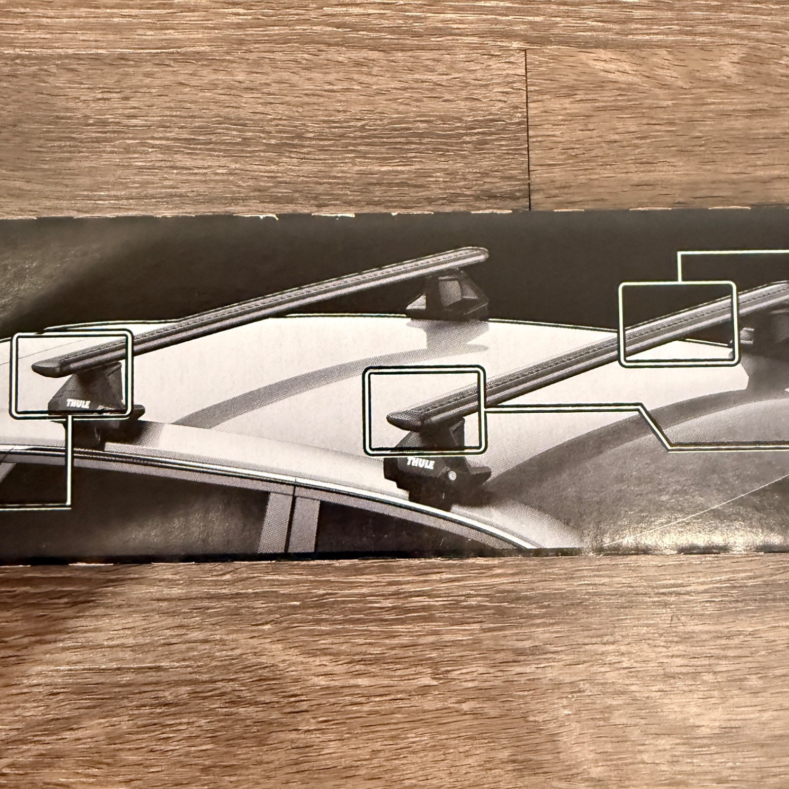 Thule WingBar Evo 135 cm Roof Bars 711420 (53" inches / 2 Pack) Color: Black