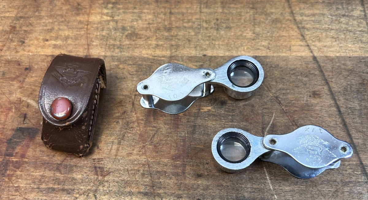 Whitman 10X and 17X Magnifying Glass Japan
