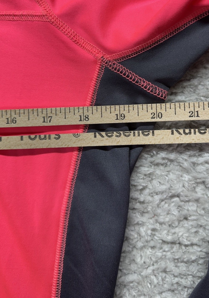 New PINK Victoria's Secret Ultimate Logo Pink Gray 1/4 Zip Pullover Women’s