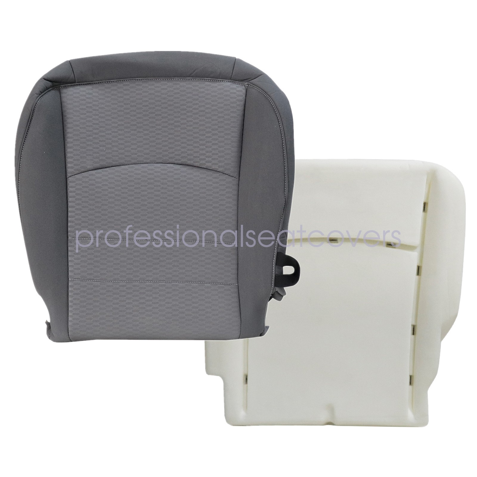 Fits 2013-2018 Dodge Ram 1500 2500 Driver Bottom Seat Cover With Foam Cushion