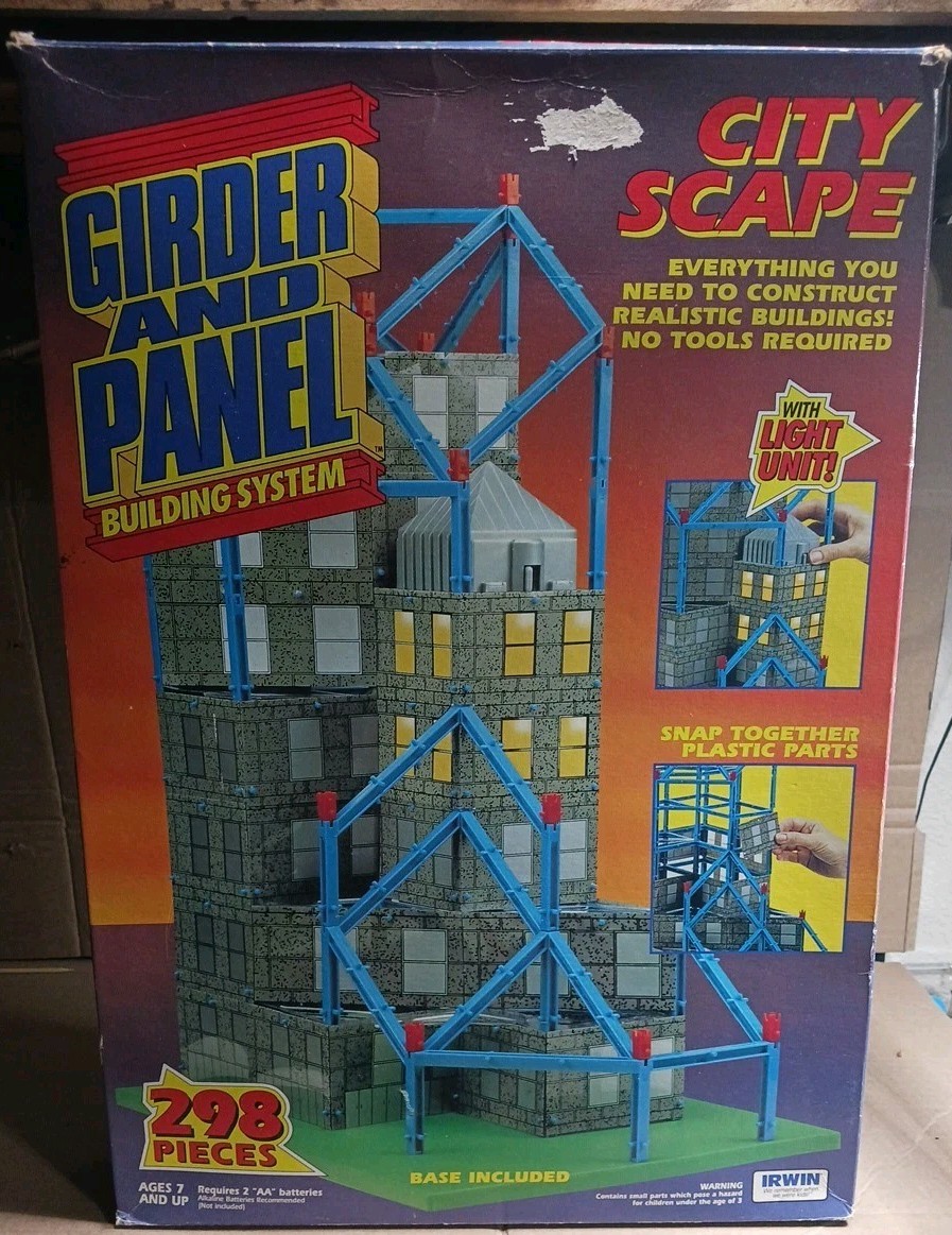 298 Irwin Girder & Panel Building System City Scape With Lights- Open Box 55120