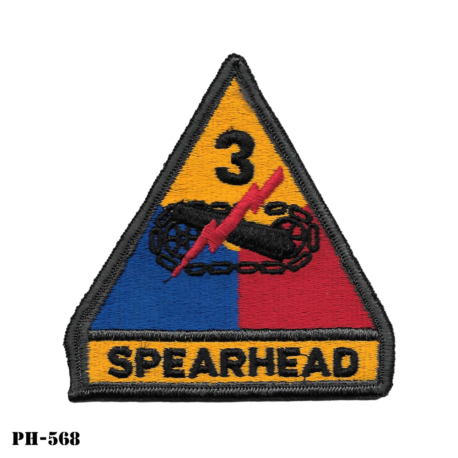 US Army 3rd Armored "SPEARHEAD" Division Full Color Sew On Patch ~ New