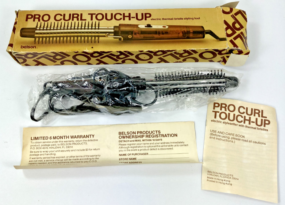 NOS Beison Pro Curl Touch Up Electric Curling Iron Open Box