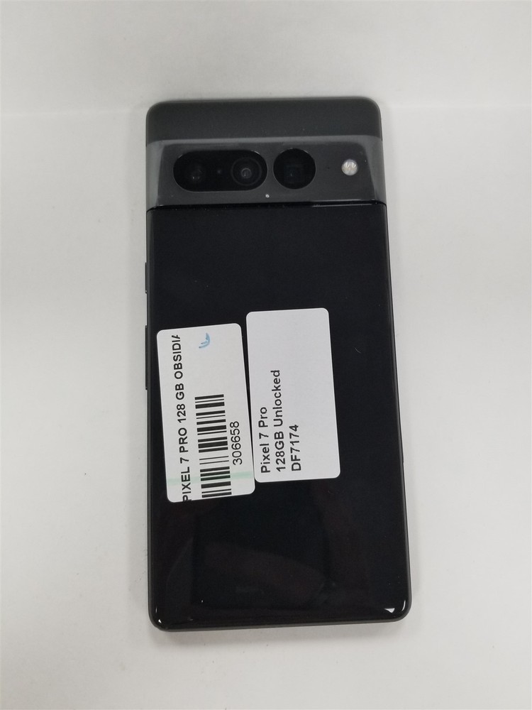 Google Pixel 7 Pro 128GB Black GE2AE (Unlocked) Fully Functional DF7174