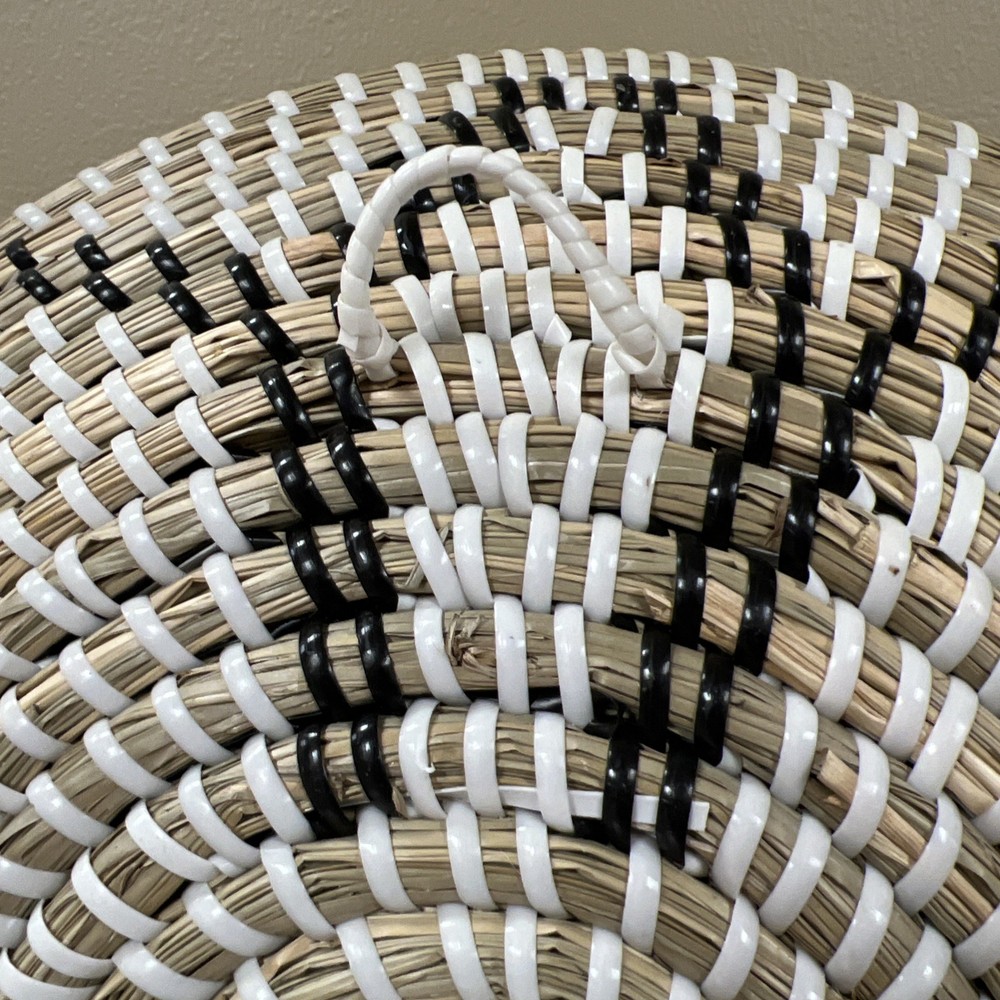 Rattan Wicker Wall Decor Basket 12”
