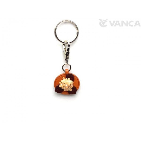 Hydrangea Leather Flower Keychain