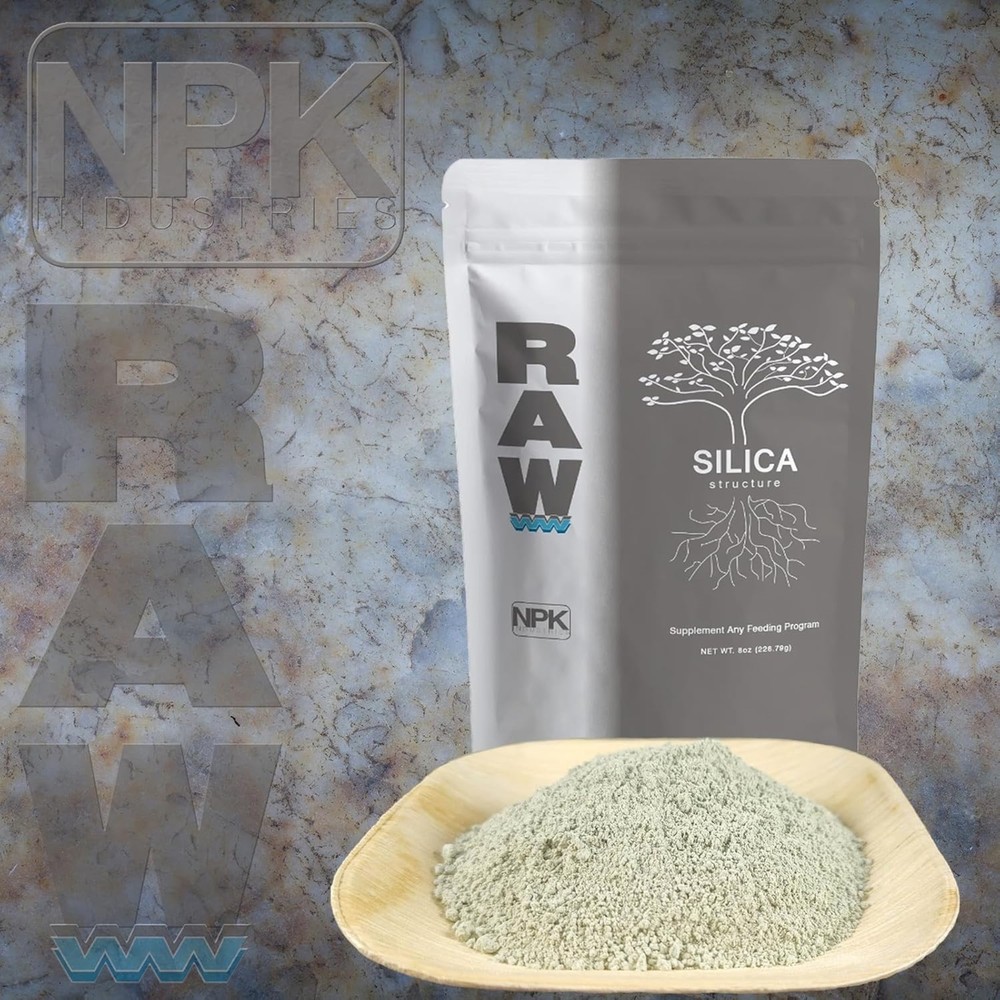 RAW Silica Structure Water-Soluble Fertilizer for Stem & Cell Wall Strength, 8oz