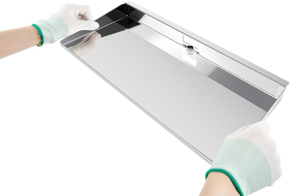 A10-902 Rectangular Grill Serving Shelf with Removable Cutting Board for 9"x18"