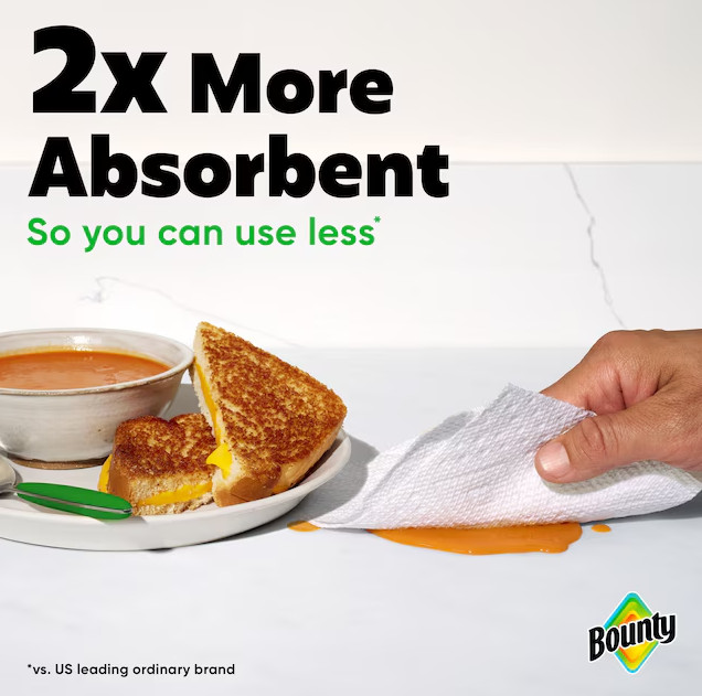 Bounty Double Select-a-Size 12 -Count Select-a-size Paper Towels