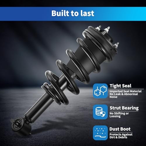 Front Complete Strut Shocks and Coil Spring Assembly Compatible 07 Tahoe front
