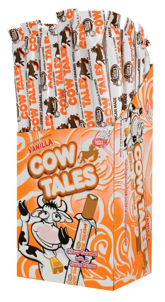 COW TALES Vanilla 36 count display box