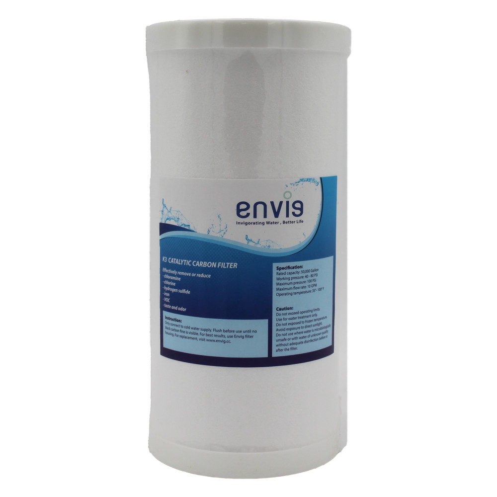 Envig K3 Large Capacity Whole House PFAS Iron Hydrogen Sulfide Water Filter