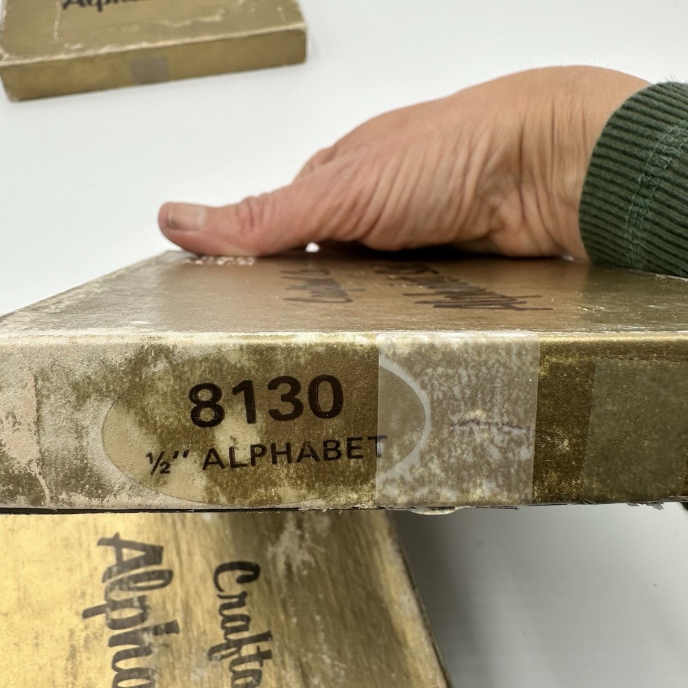 Craftool Company Alphabet Punch Sets 3 1/2” 1/4” E2