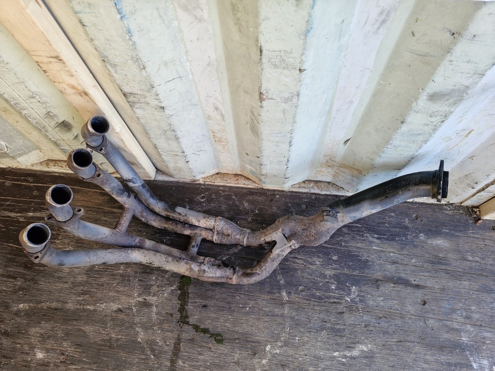 1997 SUZUKI GSXR750 WT SRAD EXHAUST DOWNPIPE HEADER SYSTEM
