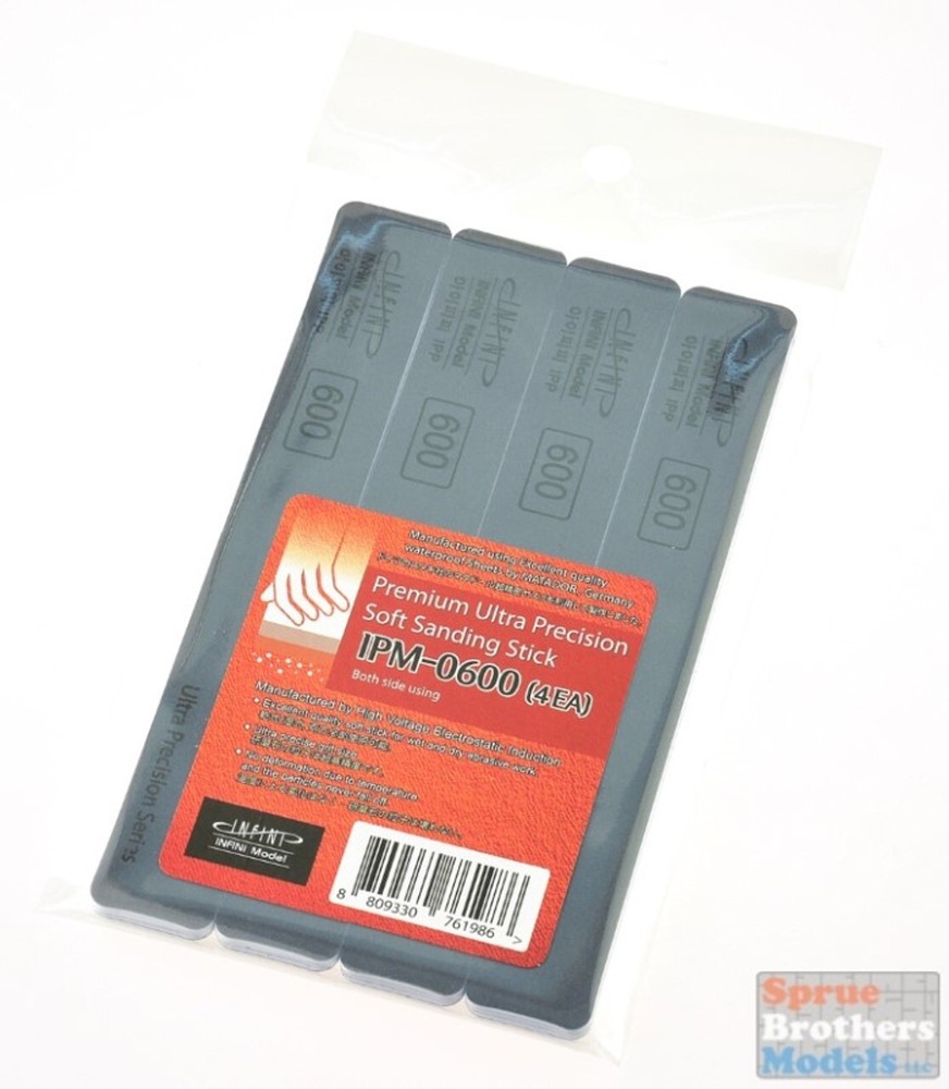 Infini #IPM0600 Premium Soft Sanding Sticks 600 Grit (4)