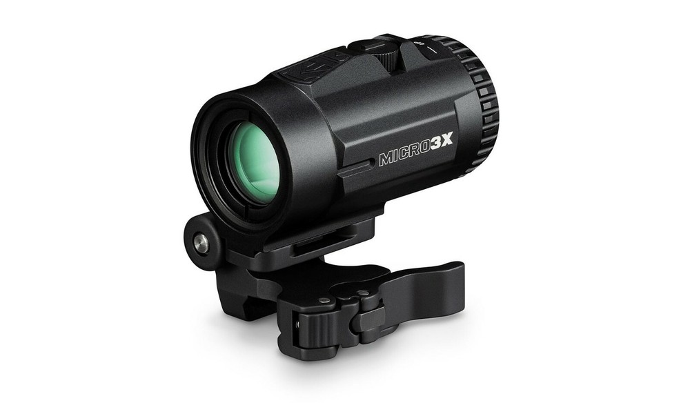 Vortex Optics Micro3X Red Dot Sight Magnifier w/ CF Hat and Cleaning Pen Bundle