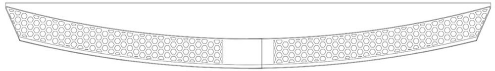 Rear Bumper Protector Compatible with Ford Explorer 2011-2018