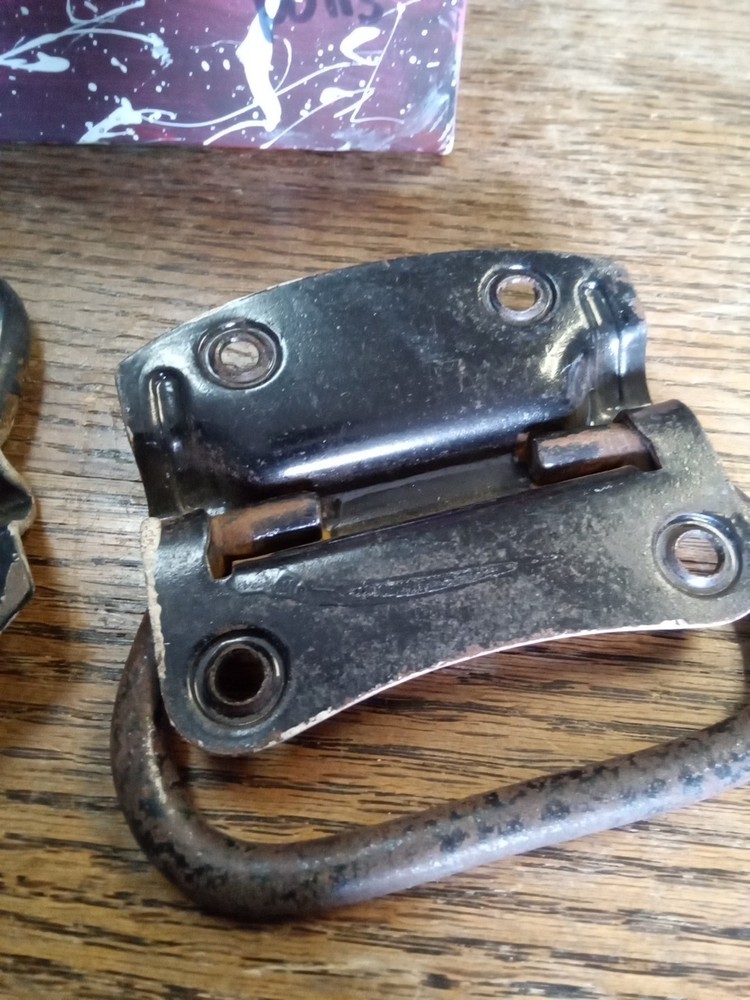 Heavy Metal Handles Pulls, Dresser , Chest, Distressed