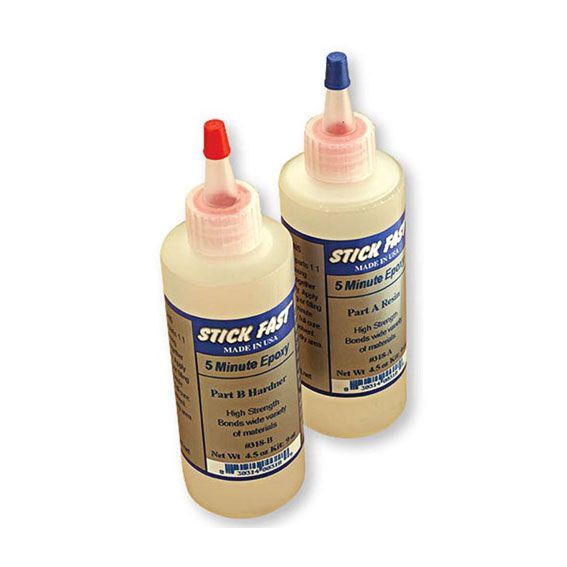 Stick Fast 5 Minute Clear Epoxy Kit, 9 oz