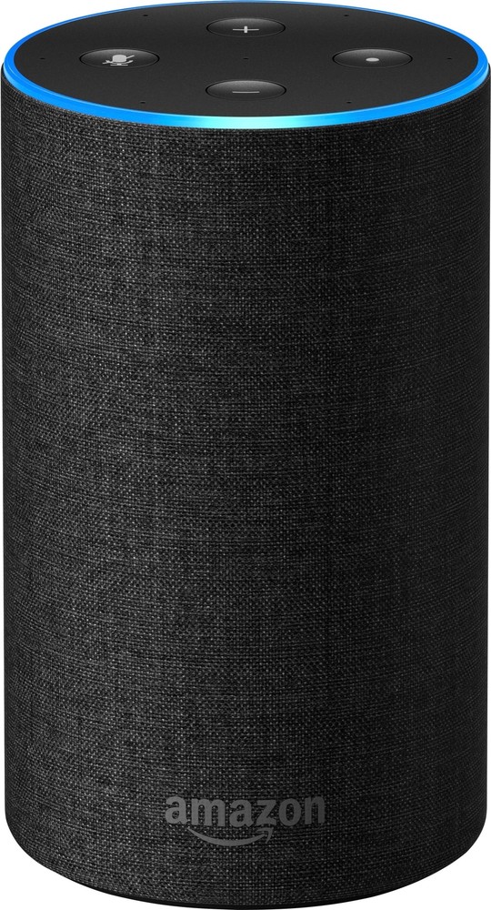 Amazon Echo 2nd Gen Smart Speaker Alexa and Dolby Processing Charcoal Fabric