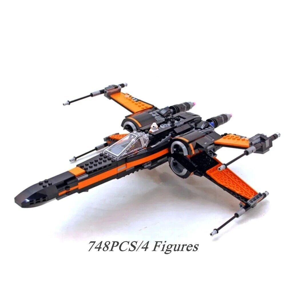 748PCS Galactic Starfighter Building Blocks Model Kit 75102 (Compatible)