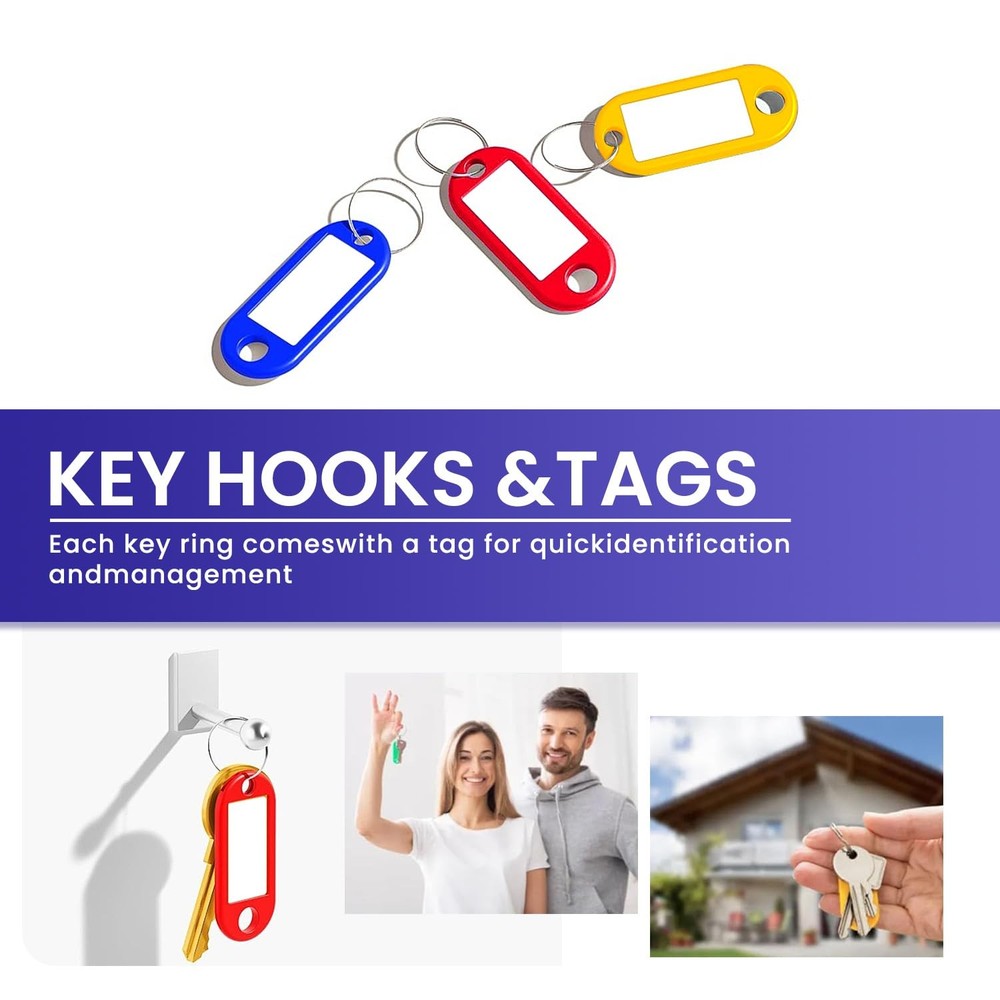 20 Position Key Organizer Combination Lock Waterproof Fireproof Storage Case