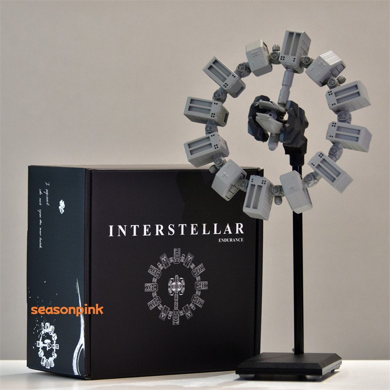 Interstellar Endurance Space Station Rotatable Model Collection Figure W/Base