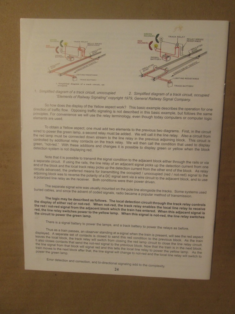 Great Northern Reference Sheet 405 Signaling Part 5 Automatic Block Signaling