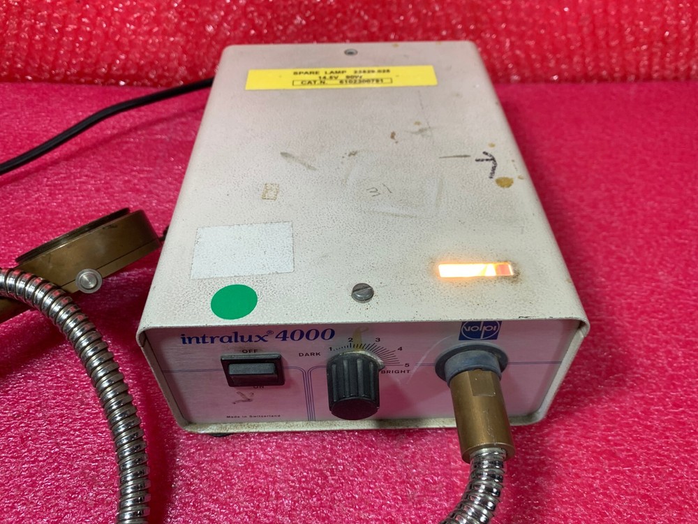 Volpi Intralux 4000 Fiber Optic Light Source for Microscope