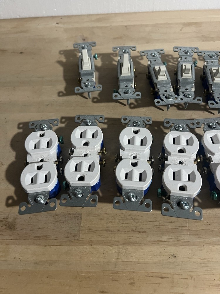 Electronic Outlets And Single Switch (7) each.