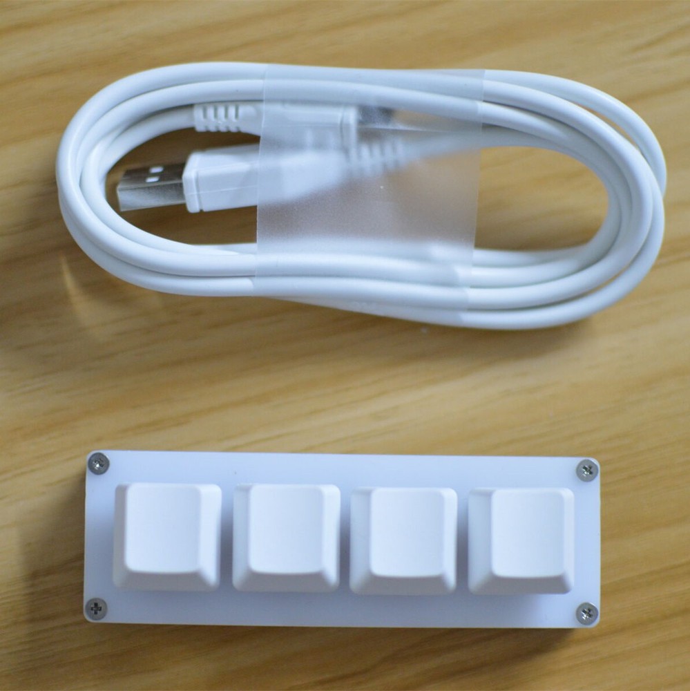 4Keys USB Mini Mechanical Keyboard DIY Custom Shortcut Macro Programmable Keypad