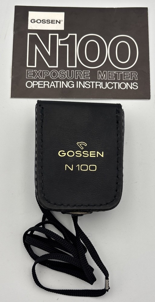 Vintage Gossen N100 Exposure Meter West Germany  w/Case