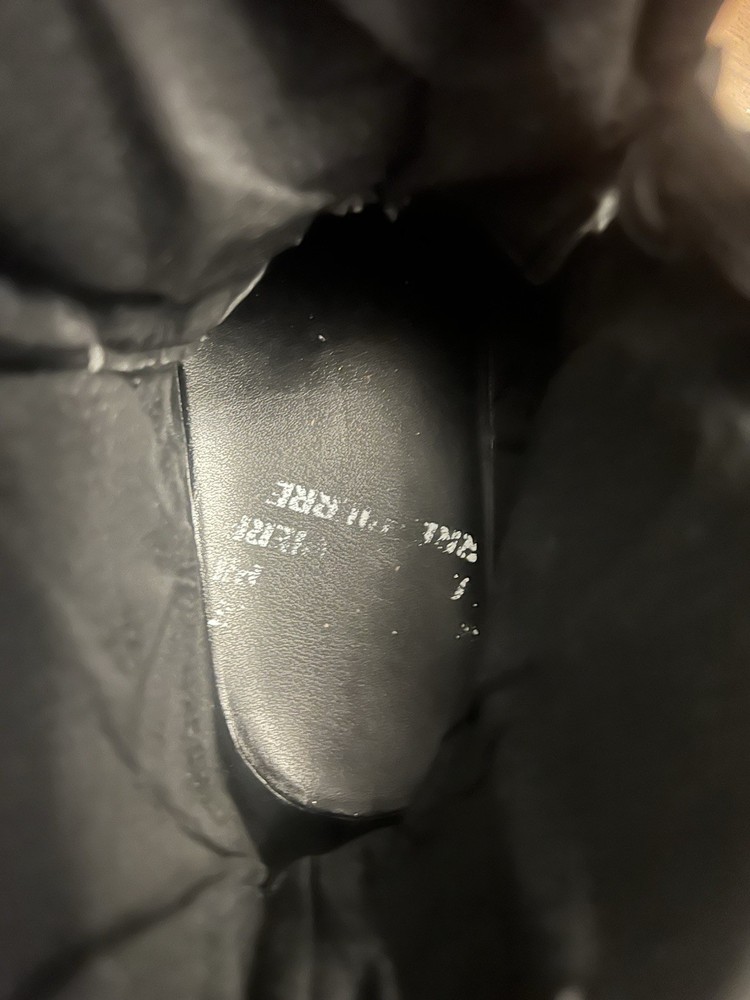 They are leather boots from Italy.