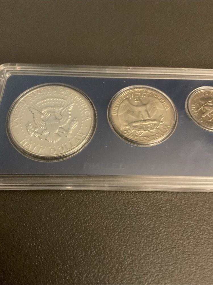 1966 Sms MINT SET*original Box* Silver Kennedy Set 5 Coins 40% Silver