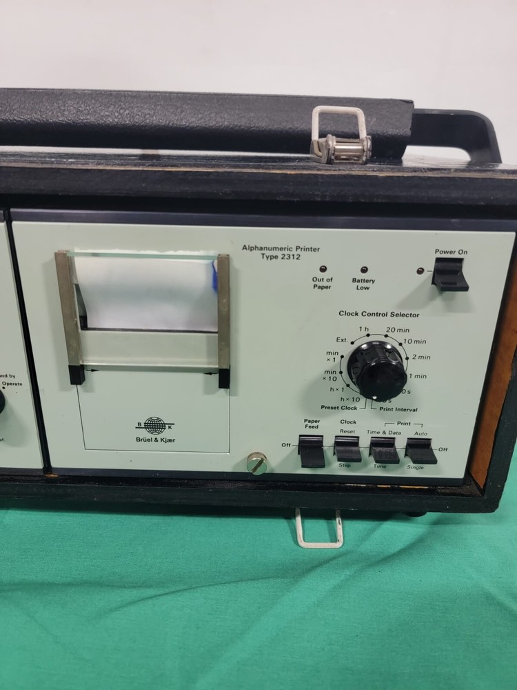Bruel & Kjaer Noise Level Analyzer Type 4426 and Alphanumeric Printer Type 2312