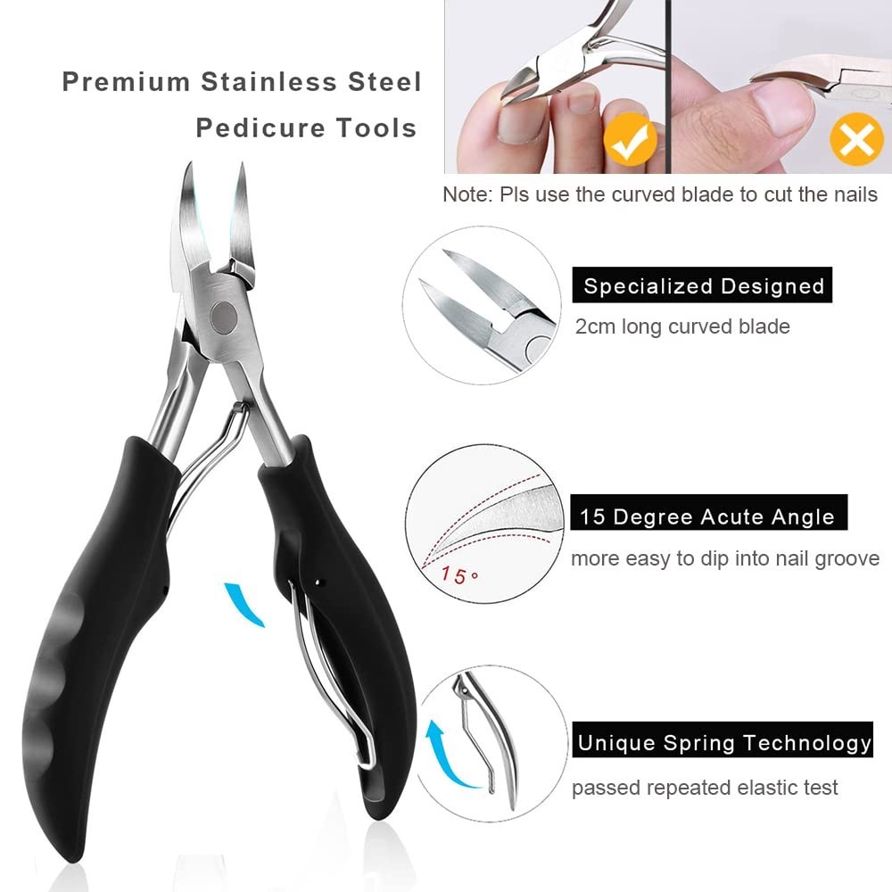 Ingrown Toenail Removal & Correction Tools - 10-Piece Professional Kit