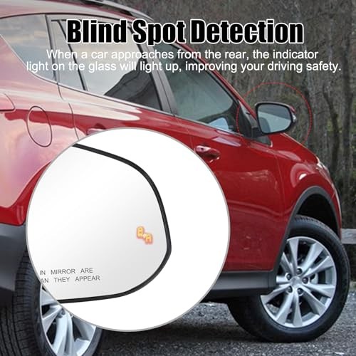 Passenger Side Mirror Glass Replacement for RAV4 2013-2024, Passenger side