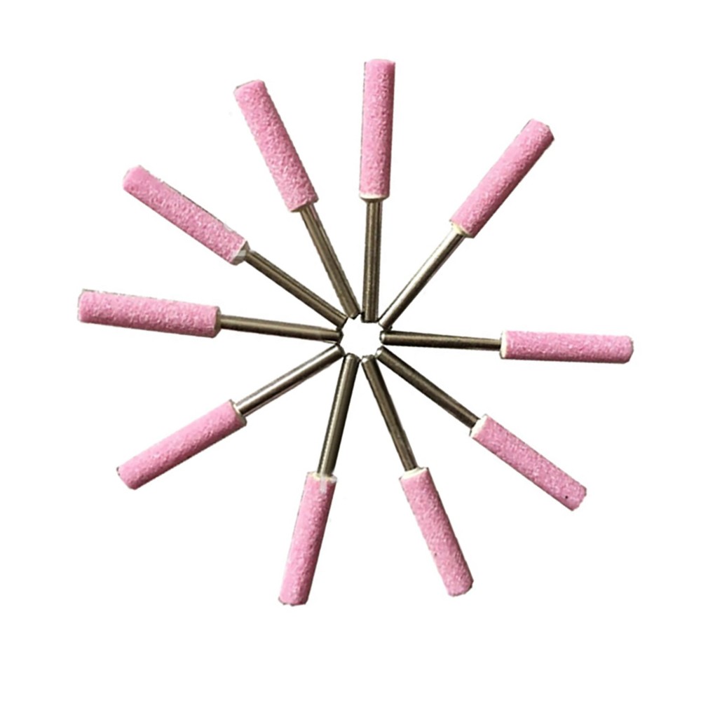 10Pack Grindstone & Metal Grinding Stone Burr File Tool For Chainsaw Sharpening