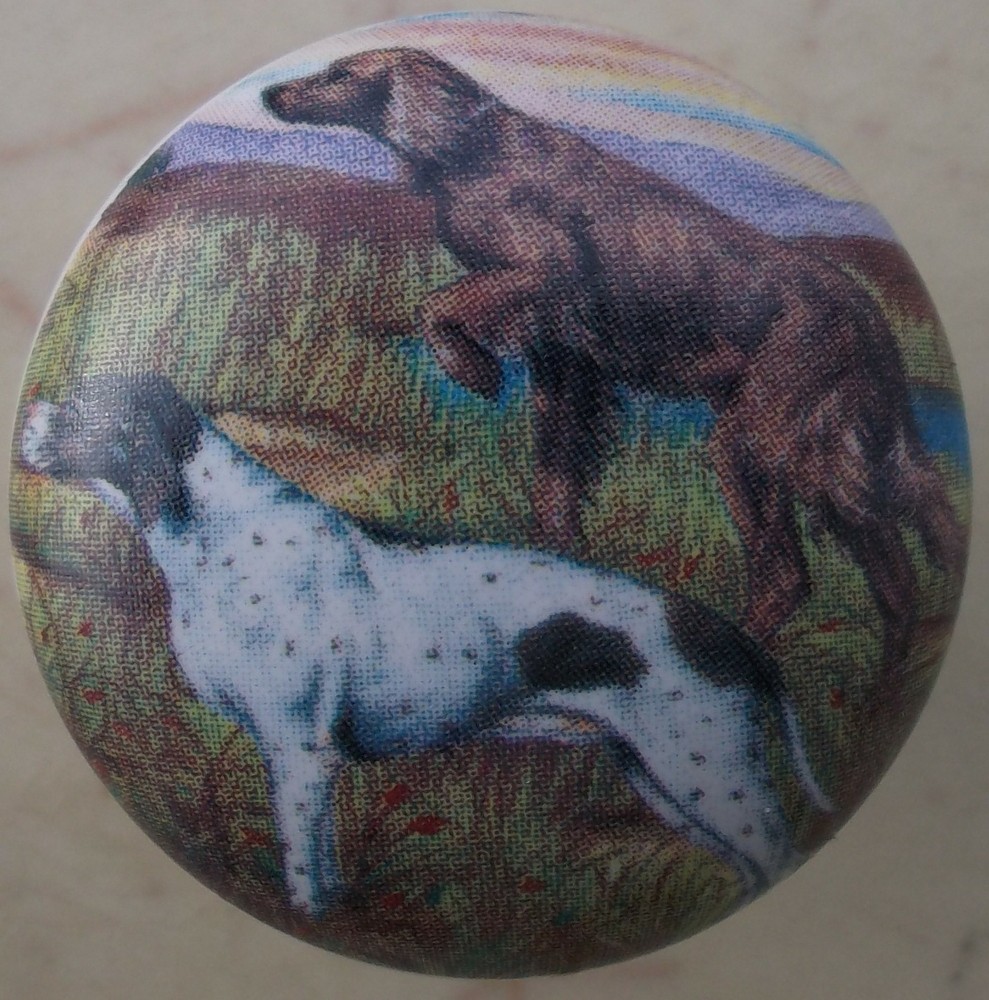 Cabinet Knobs German Short Haired Pointer and Irish Setter DOG