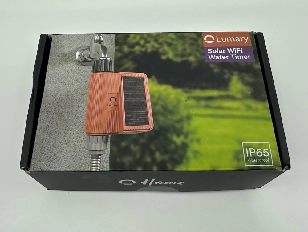Lumary Solar WiFi Water Timer IP65 Waterproof  Sealed