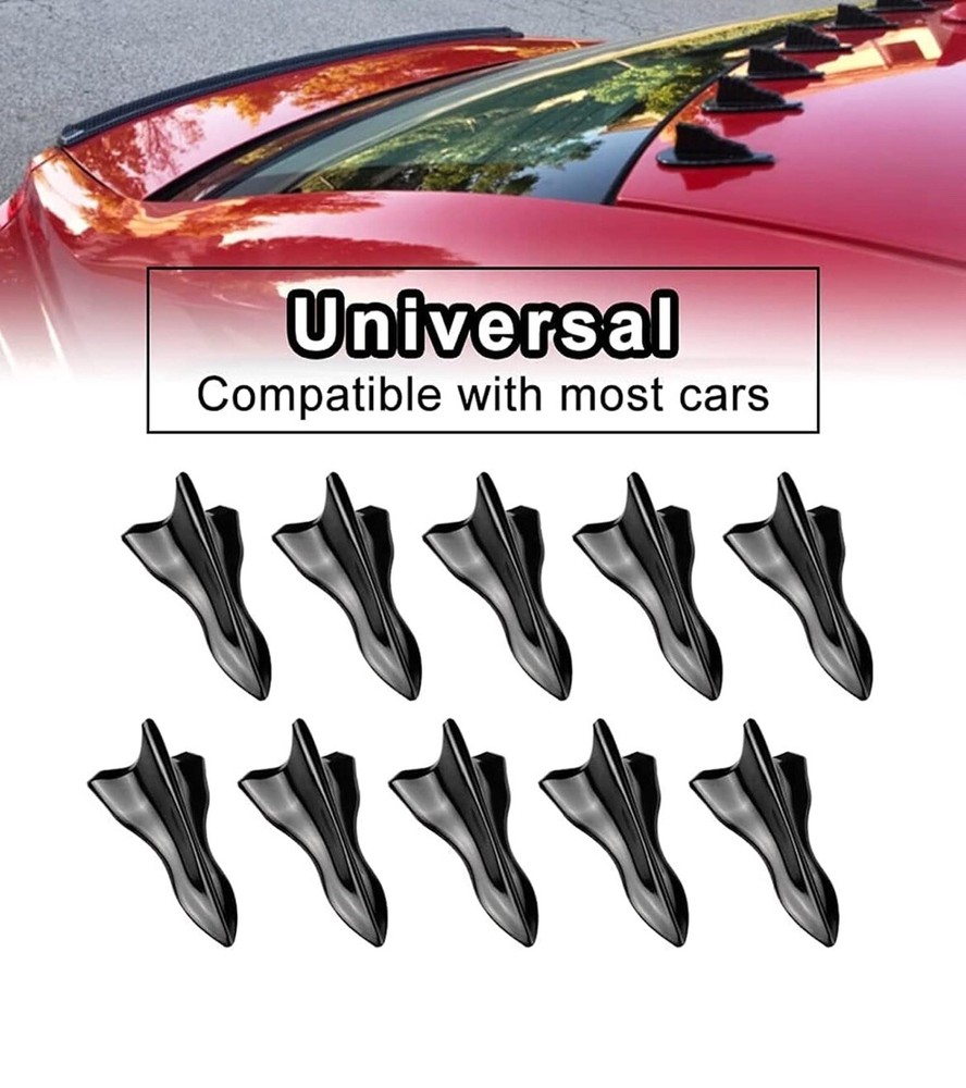 Air Vortex Generator Diffuser Shark Fin 10pcs Set Kit