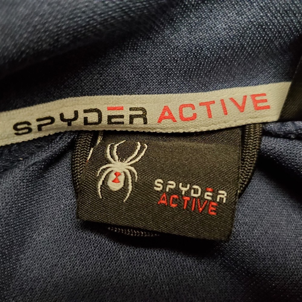 Spyder Jacket Mens Medium Blue Active Proweb Full Zip Outdoors Casual Jacket