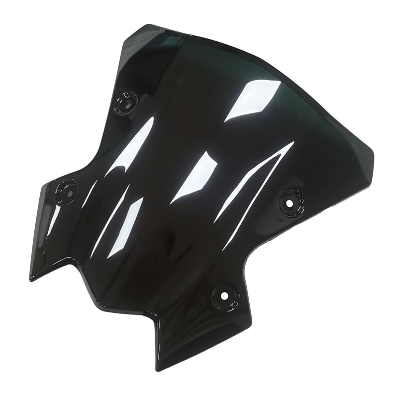 Black Windshield Windshield Plastic For Kawasaki Z900 2020-2023