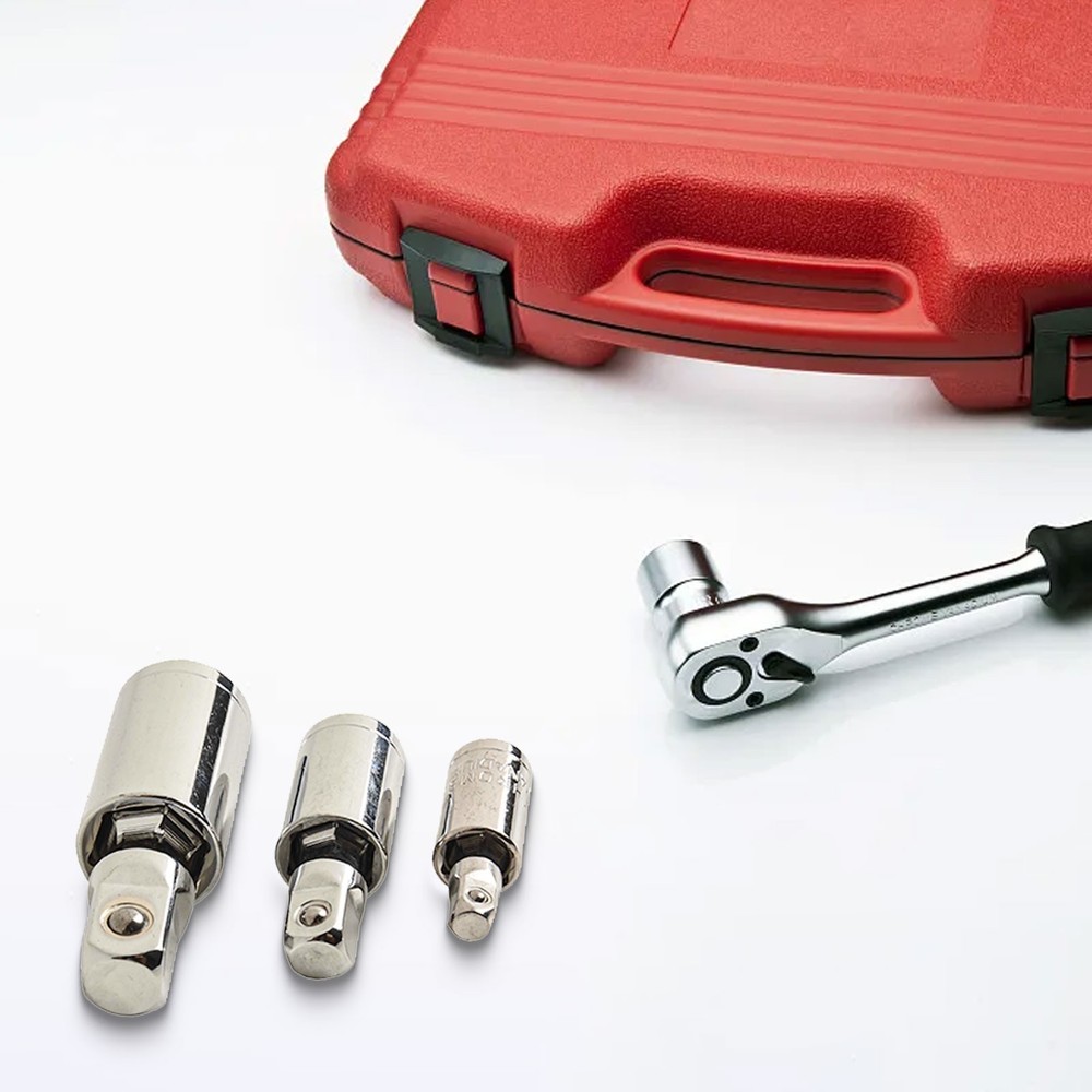 Diverse Uses Compact Joint Socket Kit Featuring Essential Ratchet Adapters