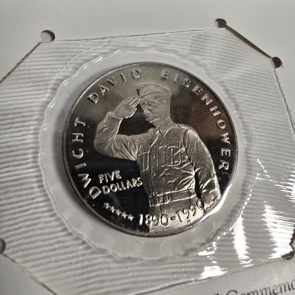 1990 "Dwight D Eisenhower" Marshall Islands $5 Commemorative