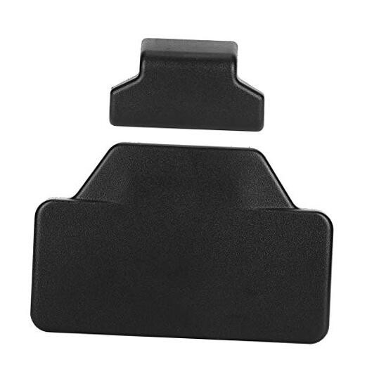 Rubber Rear Pad Saddlebag Trunk Passenger Backrest with Upper & Lower Split