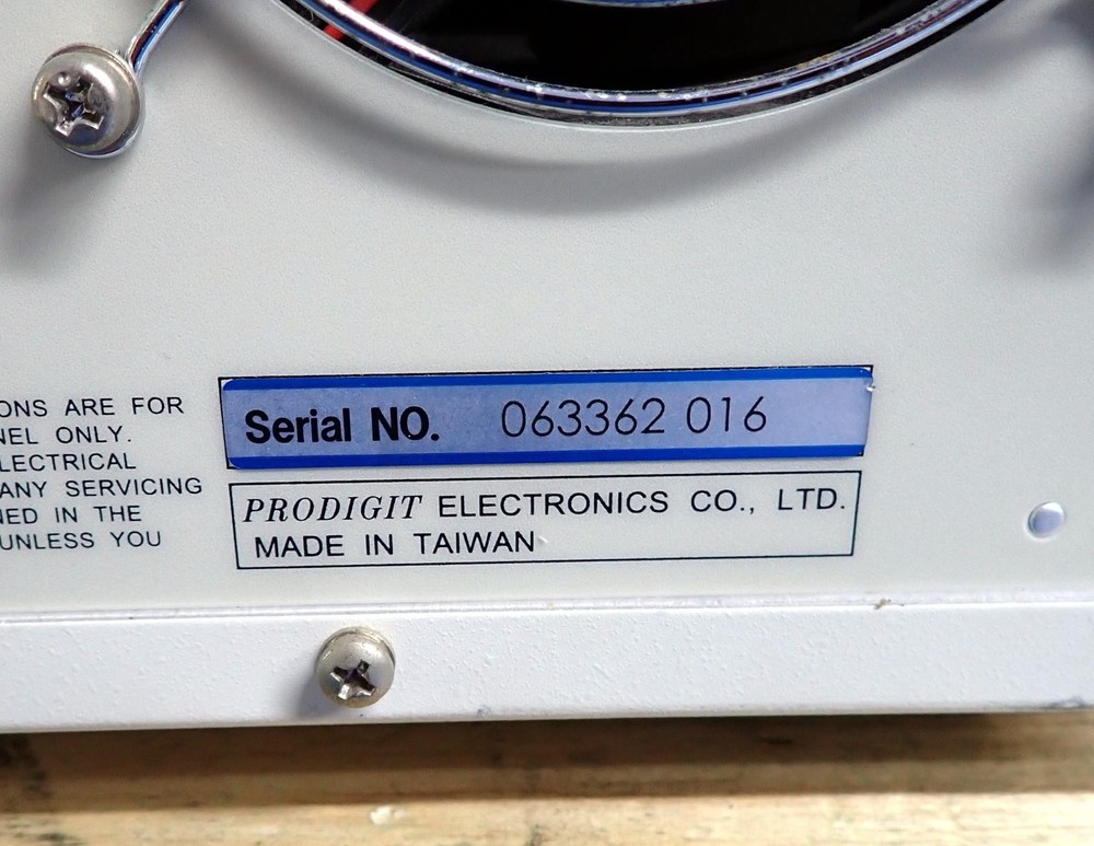 PRODIGIT 3362 DC Electronic Load | Load Tested @ 1200W