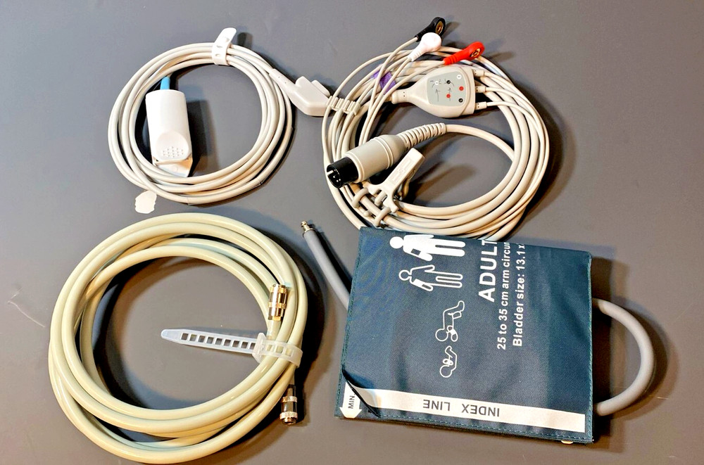 Criticare 8100EP Bundle - Cuff, Hose, SpO2, ECG - Same Day Shipping