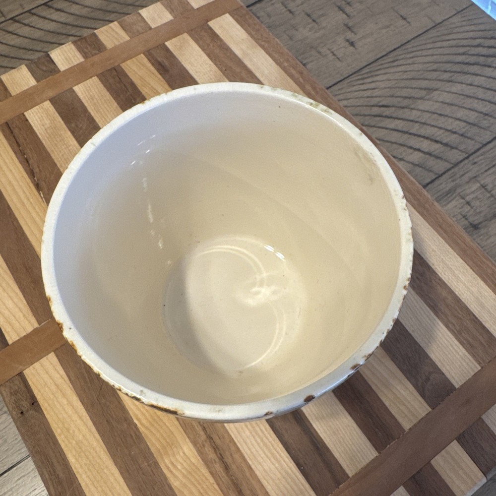 Transpac Large Ceramic Bird Container Planter/Catch all bowl