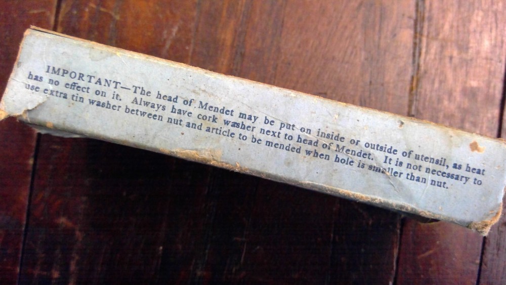 Mendets Graniteware Mending Lot, Original Box